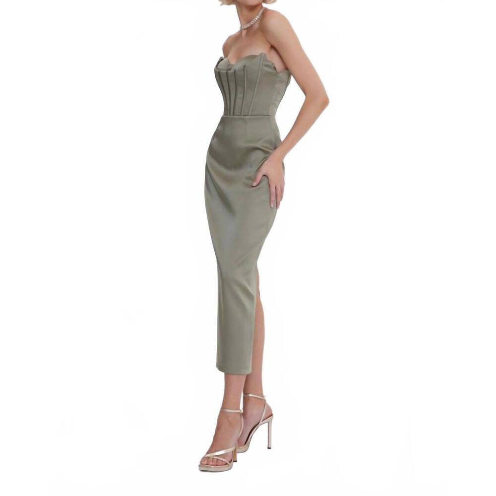 NEW GIGIIS monaco dress in olive